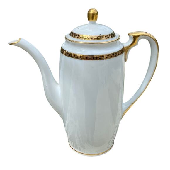 Nippon Noritake The Angora Coffee Server Pot Beautiful Estate Find Tea Service - Picture 1 of 15